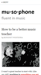 Mobile Screenshot of musophone.com